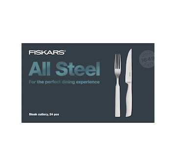 Fiskars Sada steakových příborů All Steel, 24 ks 1027505