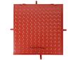 Strend Pro 217744 Poklop MC60, 600x600 mm, kanálový, bordó, max. 150 kg