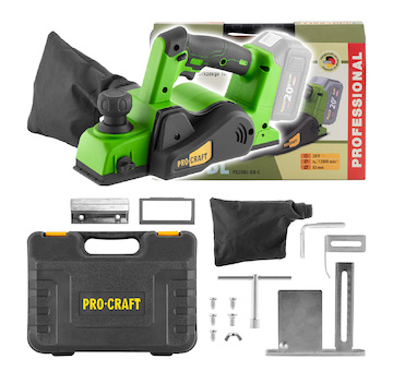 Aku hoblík Procraft PE20BL (bez baterie a nabíječky) | PE20BLbb