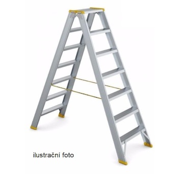 Alve schůdky oboustranné FORTE 10 příček 212 cm 9410