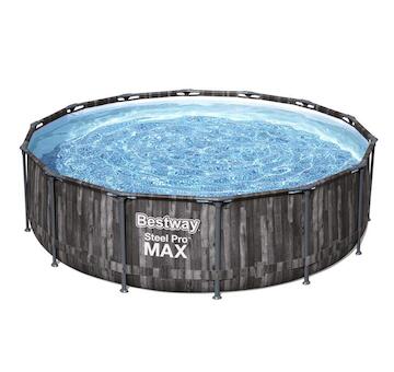 Bazén Bestway Steel Pro MAX, 5614Z, filtr, pumpa, žebřík, prostěradlo, 4.27m x 1.07m 8050293
