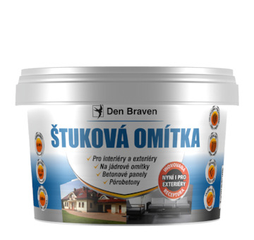 DEBBEX by Den Braven 00203RL Štuková omítka 25 kg kbelík bílá