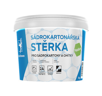 DEBBEX by Den Braven 00405RL Sádrokartonářská stěrka 5 kg kbelík bílá