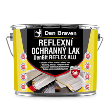 DEBBEX by Den Braven 11006BI DenBit REFLEX ALU - Reflexní ochranný lak 9 kg plechovka stříbrná