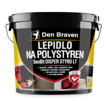DEBBEX by Den Braven 11014BI DenBit DISPER STYRO LT - Lepidlo na polystyren 10 kg vědro černá
