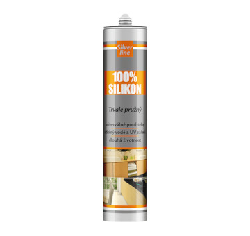 DEBBEX by Den Braven 30122SL 100% Silikon Silver Line 280 ml kartuše bílá