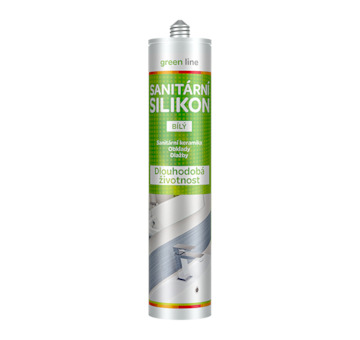 DEBBEX by Den Braven 30212GR Sanitární silikon Green Line 280 ml kartuše bílá
