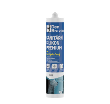 DEBBEX by Den Braven 30212PM Sanitární silikon PREMIUM 280 ml kartuše bílá