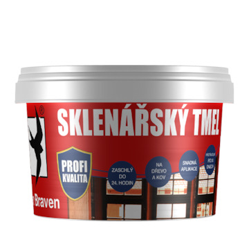 DEBBEX by Den Braven 34011RL Sklenářský tmel 500 g kelímek béžová