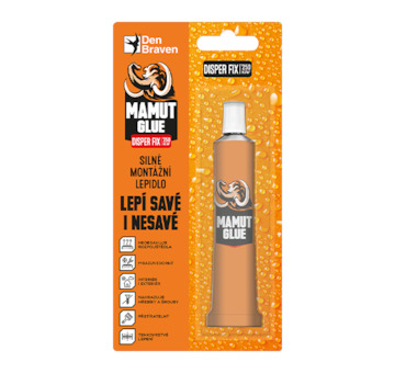 DEBBEX by Den Braven 350011TU MAMUT GLUE Disper Fix 25 ml tuba v blistru šedá