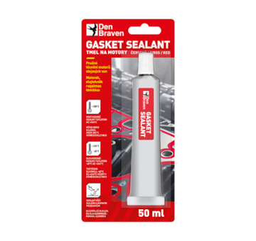 DEBBEX by Den Braven 35005TU Gasket sealant červený 50 ml tuba v blistru cihlově červená
