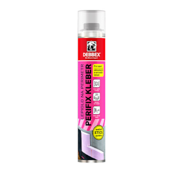 DEBBEX by Den Braven 40221PK Lepidlo na perimetr PERIFIX KLEBER 750 ml pistolová dóza žlutá
