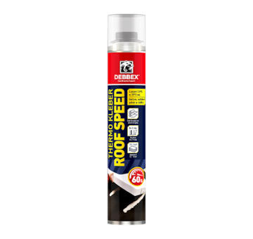 DEBBEX by Den Braven 40221RFDBX THERMO KLEBER ROOF SPEED 750 ml pistolová dóza žlutá