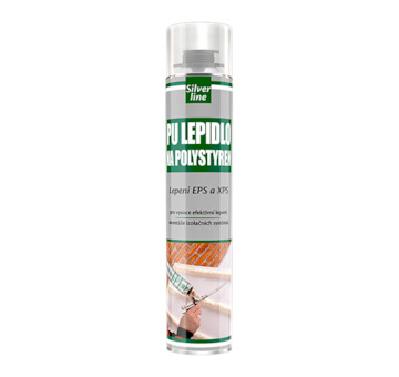 DEBBEX by Den Braven 40221TS PU lepidlo na polystyren Silver Line 750 ml pistolová dóza žlutá
