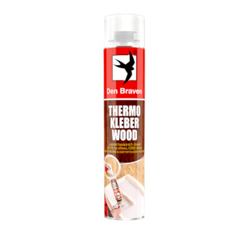 DEBBEX by Den Braven 40221WT THERMO KLEBER WOOD 750 ml pistolová dóza žlutá