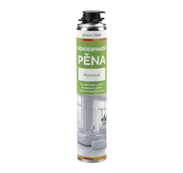 DEBBEX by Den Braven 40222GR Nízkoexpanzní pěna pistolová Green Line 750 ml pistolová dóza zelená