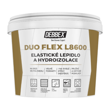 DEBBEX by Den Braven 51212DF Elastické lepidlo a hydroizolace DUO FLEX L8600 15 kg kbelík béžová