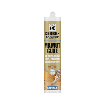 DEBBEX by Den Braven 51909BD MAMUT GLUE na podlahové lišty 290 ml kartuše bílá