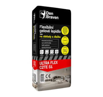 DEBBEX by Den Braven 57103GS1 Flexibilní gelové lepidlo na obklady a dlažbu ULTRA FLEX C2TE S1 25 kg pytel