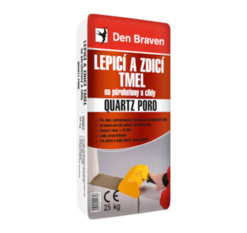 DEBBEX by Den Braven 57107QP Lepicí a zdicí tmel na pórobetony a cihly QUARTZ PORO 25 kg pytel šedá