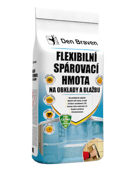 DEBBEX by Den Braven 57216Q Flexibilní spárovací hmota na obklady a dlažbu 2 kg pytel bahama
