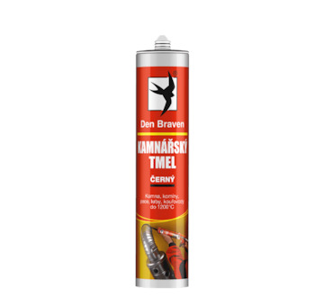 DEBBEX by Den Braven 70405RL Kamnářský tmel 280 ml kartuše černá