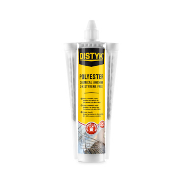 DEBBEX by Den Braven 74014DEU1 Chemická kotva POLYESTER bez styrenu DISTYK Line 300 ml kartuše šedá