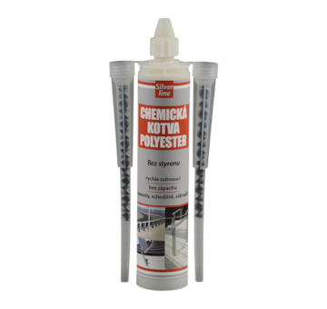DEBBEX by Den Braven 74014SL Chemická kotva POLYESTER SF Silver Line 300 ml kartuše šedá