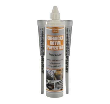 DEBBEX by Den Braven 74015SL Chemická kotva POLYESTER Silver Line 300 ml kartuše šedá