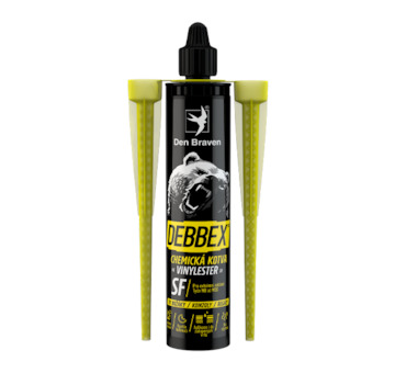 DEBBEX by Den Braven 74016BD Chemická kotva VINYLESTER SF 300 ml kartuše šedá