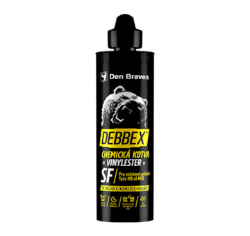 DEBBEX by Den Braven 74024BD Chemická kotva VINYLESTER SF 410 ml kartuše šedá