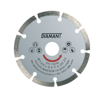 DEBBEX by Den Braven 8115BD Diamantový kotouč segmentový STANDARD O 125 mm
