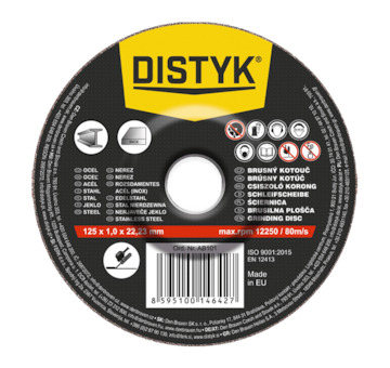 DEBBEX by Den Braven AB101 Brusný kotouč A24R 125 × 6,0 x 22,23 mm, T27