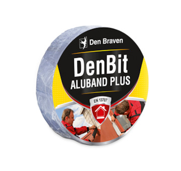 DEBBEX by Den Braven B208RLP DenBit Aluband PLUS - Střešní bitumenový pás 100 mm, délka 10 m 10 m hliníková