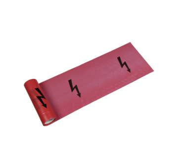 DEBBEX by Den Braven B730BD Výstražná fólie 22 cm × 0,08 mm, délka 20 m 20 m červená - ELEKTŘINA