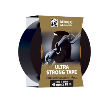 DEBBEX by Den Braven B794TE Extrémně pevná lepicí páska ULTRA STRONG TAPE 18 m černá