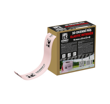 DEBBEX by Den Braven B951IN 3D okenní pás ELASTIC INTERIÉR 70 mm × 25 m