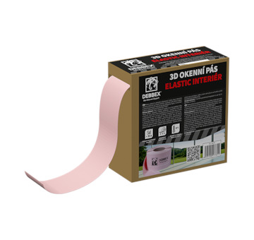 DEBBEX by Den Braven B952IN 3D okenní pás ELASTIC INTERIÉR 100 mm × 25 m
