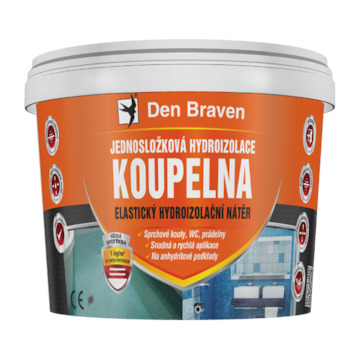 DEBBEX by Den Braven CH0290 Jednosložková hydroizolace KOUPELNA 5 kg kbelík medově hnědá