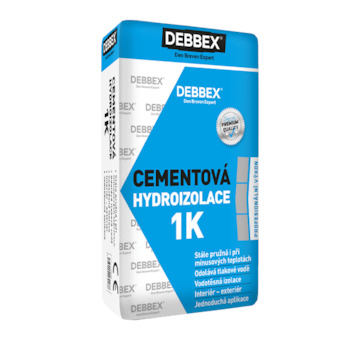 DEBBEX by Den Braven CH0299 Cementová hydroizolace 1K 9 kg pytel šedá