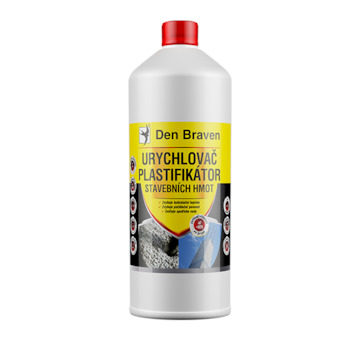 DEBBEX by Den Braven CH0510 Urychlovač a plastifikátor stavebních hmot 1 l láhev nažloutlá