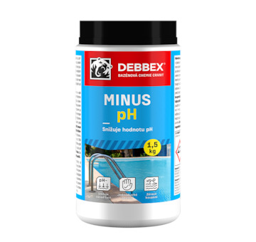 DEBBEX by Den Braven CH207 Cranit pH minus - snižuje hodnotu pH 1,5 kg dóza namodralá