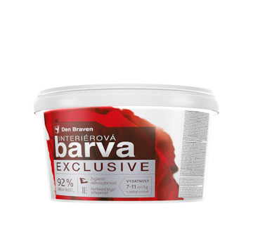 DEBBEX by Den Braven T124EX Interiérová barva EXCLUSIVE 15 kg kbelík bílá - bělost min. 92%