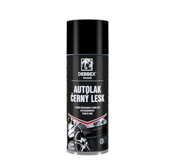 DEBBEX by Den Braven TA21104 Autolak černý lesk 400 ml aerosolový sprej