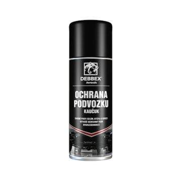 DEBBEX by Den Braven TA40701 Ochrana podvozku – kaučuk 400 ml aerosolový sprej černá