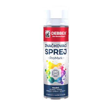 DEBBEX by Den Braven TP00001DBX Značkovací sprej PROMARK 500 ml dóza bílá