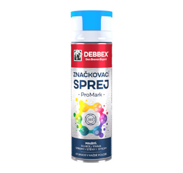 DEBBEX by Den Braven TP00003DBX Značkovací sprej PROMARK 500 ml dóza modrá