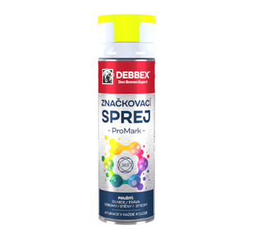 DEBBEX by Den Braven TP00005DBX Značkovací sprej PROMARK 500 ml dóza žlutá