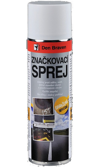 DEBBEX by Den Braven TP00006 Značkovací sprej 500 ml plechovka oranžová / reflexní