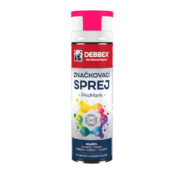 DEBBEX by Den Braven TP00007DBX Značkovací sprej PROMARK 500 ml dóza růžová